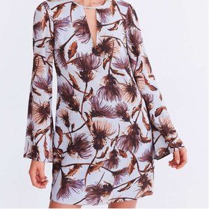 Summer festival mini-dress from Urban Outfitters with bell sleeves